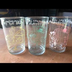 Vintage Flintstone Glasses